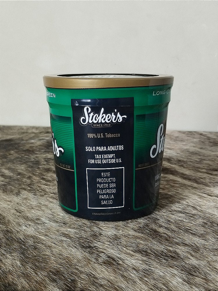 Fumo De Mascar Pote 340g Wintergreen Stokers