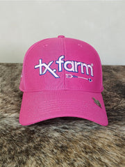 Boné Country Texas Farm Feminino Original Rosa Pena