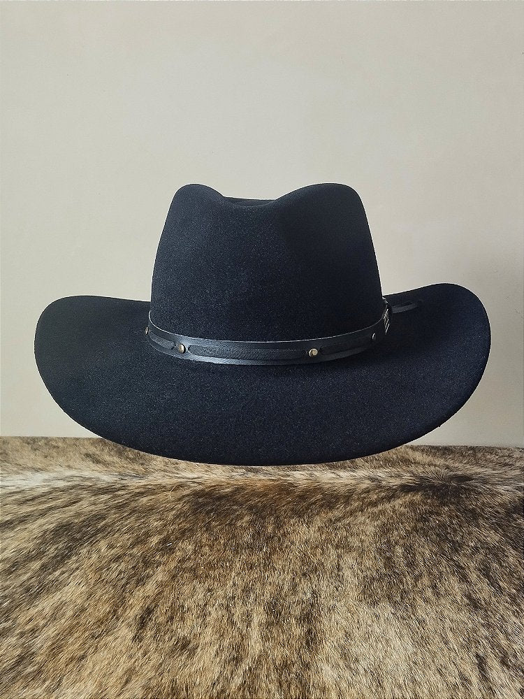 Chapéu Country Aba 8 Aveludado Unissex Gustavo Lima Premium
