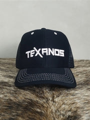 Boné Country Telinha Aba Curva Texanos Texas Agro Preto Rosa