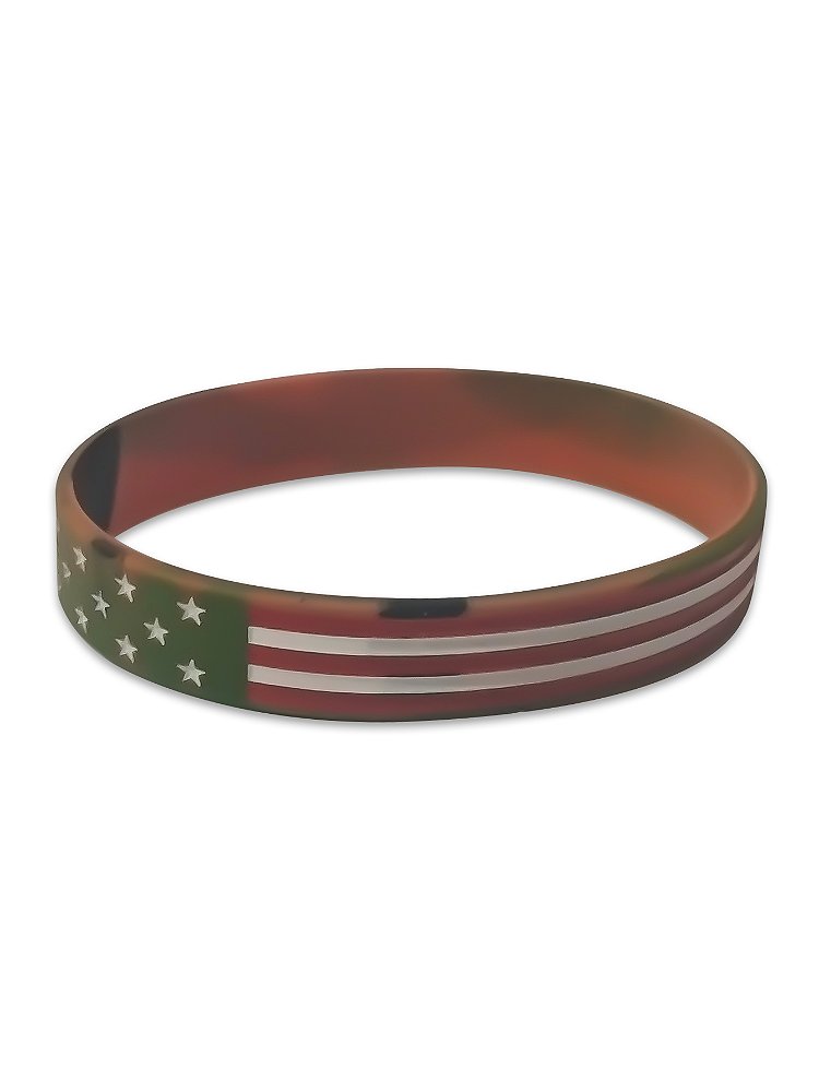 Pulseira Country Texas Farm Silicone Original Camuflada