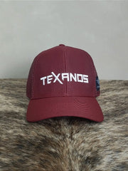 Boné Country Redinha Aba Curva Texanos Original Farm Vinho