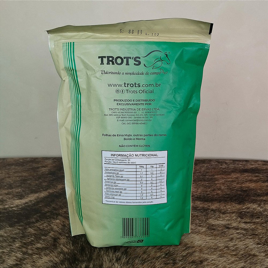 Erva Terere Trots Mate Premium Country Boldo e Menta 500g