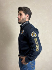 Camisão Radade Masculina Country Bordada Rodeio Brands Cowboy