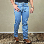 Calça Jeans Masculina Country Cowboy Rodeio Larga Pura Raça