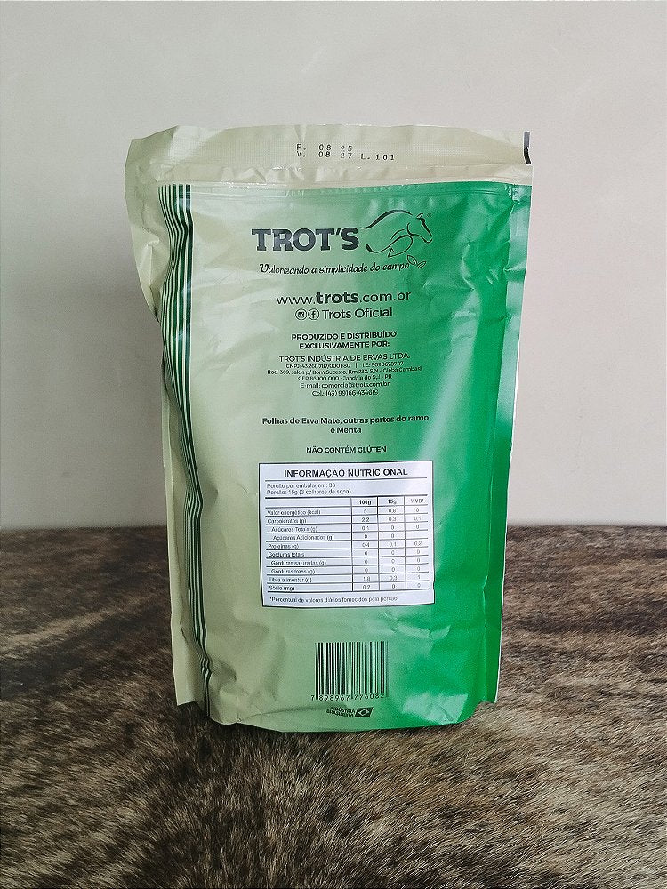 Erva Terere Trots Mate Premium Country Menta Stronger 500g