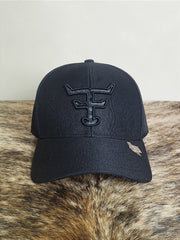 Boné Country Texas Farm Original Logo Camuflado Preto