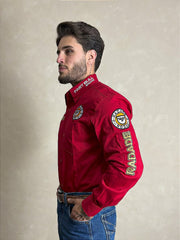 Camisão Radade Masculina Country Bordada Rodeio Brands Cowboy