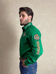 Camisão Radade Masculina Country Bordada Rodeio Brands Cowboy