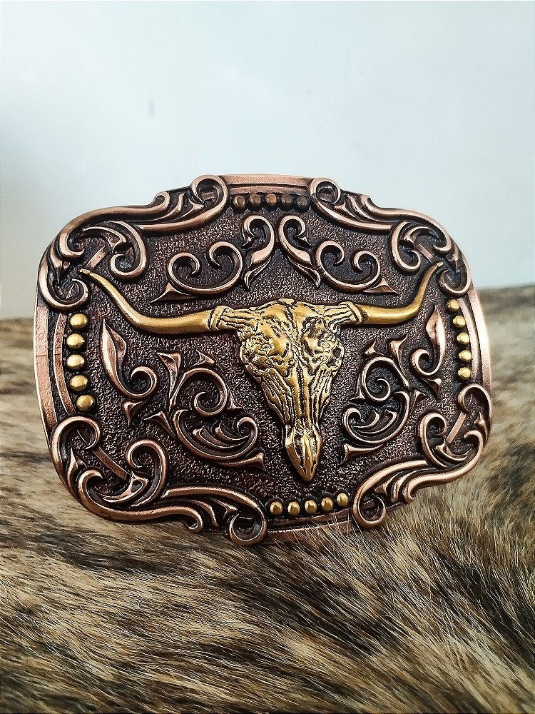 Fivela Ariat Country 11cm Western Premium Rodeio Dourado
