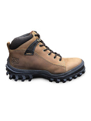Tenis Masculino Coturno Militar Zebu Couro Country Trilha
