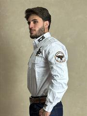Camisão Masculina Radade Manga Comprida Riders Bordada Agro