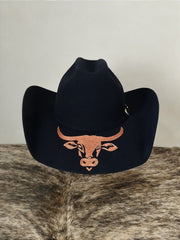Chapéu Country Pralana Arena New Aba 11 Preto Personalizado