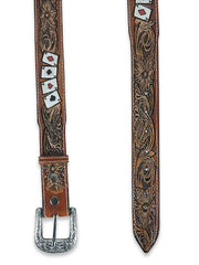 Cinto Country Cavalgada Texano Cowboy Preto Marrom Baralho