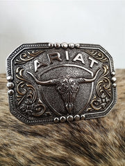 Fivela Ariat Country 11cm Western Premium Quadrada Bronze