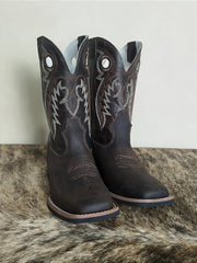 Bota Texana Masculina Texas Rodeo Couro Cowboy Original Café