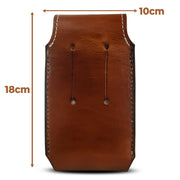 Bainha Couro Capa Porta Celular Cinto Rústica Country Agro