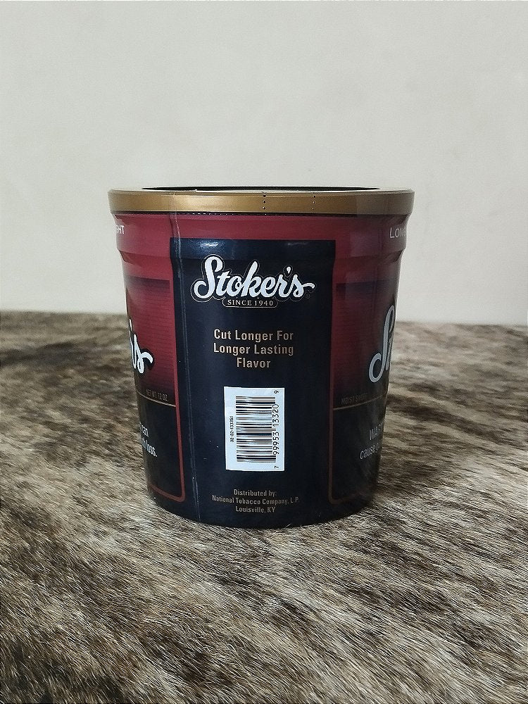 Fumo De Mascar Pote 340g Natural Long Cut Stokers