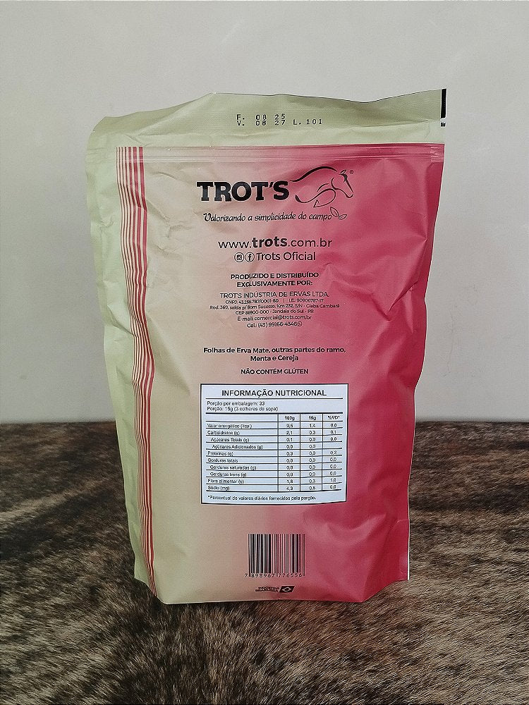 Erva Terere Trots Mate Premium Country Menta e Cereja 500g