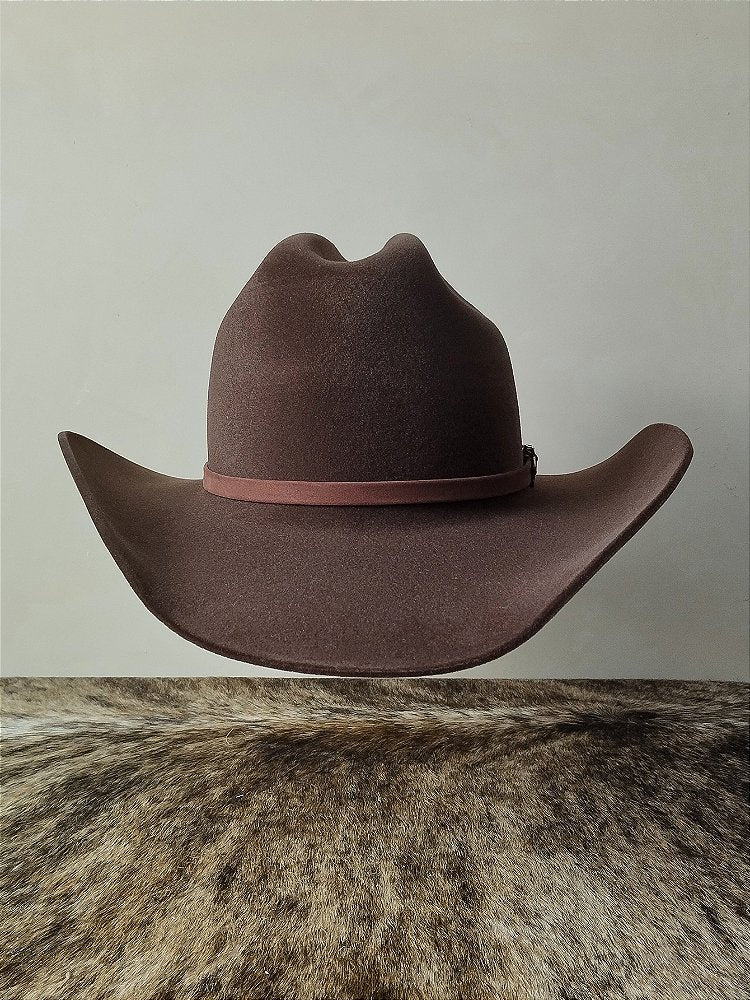 Chapéu Country Aba 10 Aveludado Unissex Americano Western