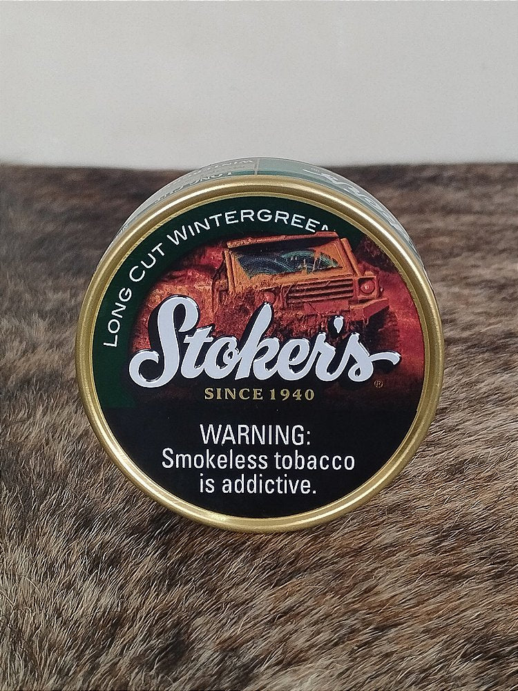 Fumo De Mascar Long Cut Wintergreen Stokers