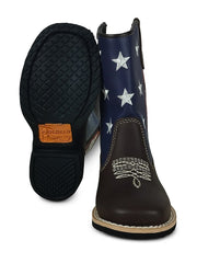 Bota Country Infantil Masculina Couro Premium Peão Jolimar