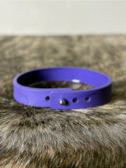 Pulseira Country Silicone Ariat Roxo Púrpura Ajustável Agro