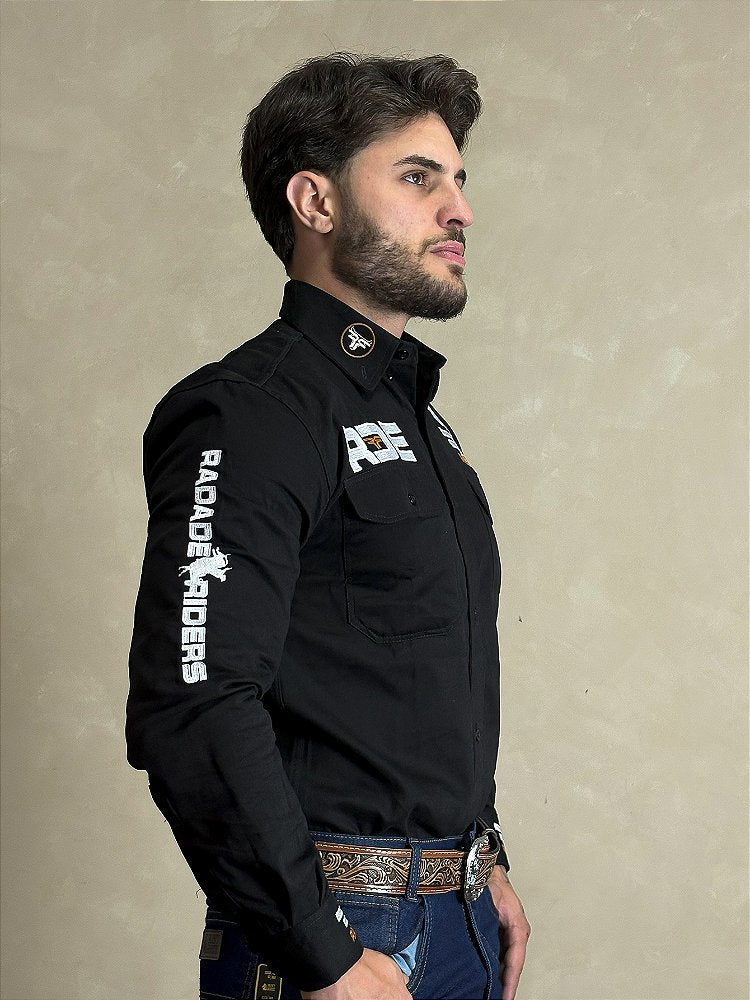 Camisão Masculina Radade Manga Comprida Riders Bordada Agro