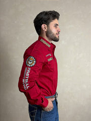 Camisão Radade Masculina Country Bordada Rodeio Brands Cowboy