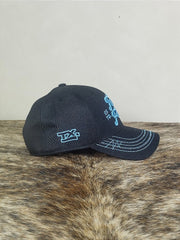 Boné Country Texas Farm Feminino Original Aba Curva Preto