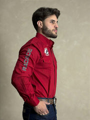 Camisa Radade Masculina Country Cowboy Bandeira Radade