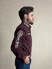 Camisão Radade Masculina Country Bordada Rodeio Brands Cowboy