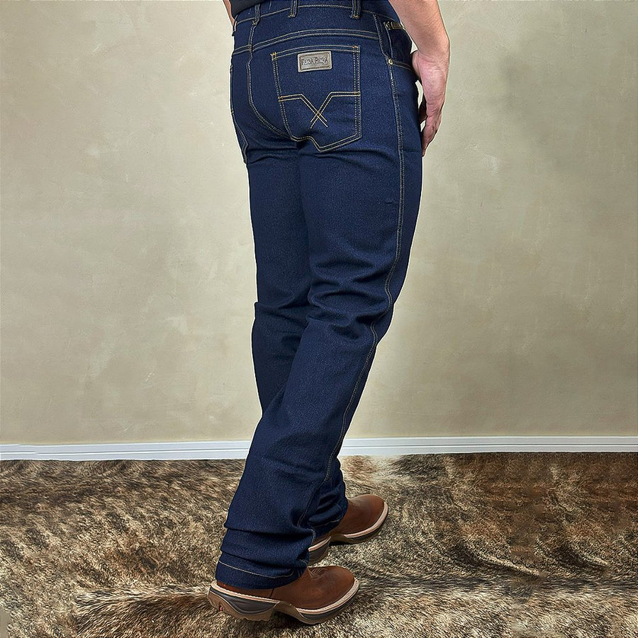 Calça Jeans Masculina Country Cowboy Rodeio Larga Pura Raça