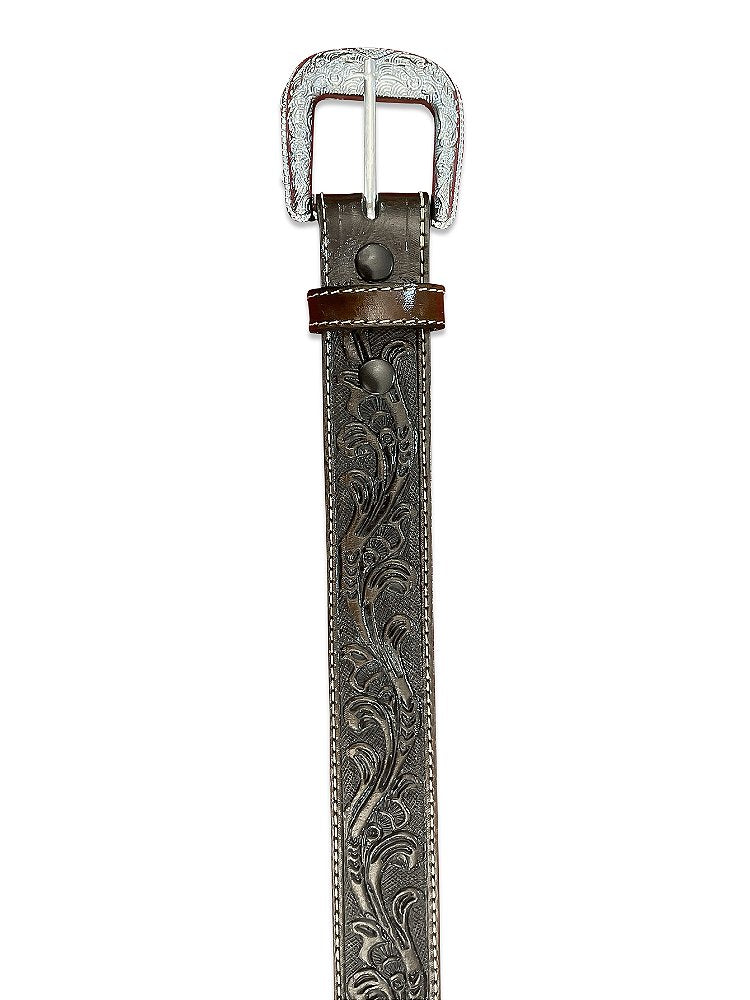 Cinto Country Cowboy Texano Marrom Claro Escuro Floral Agro