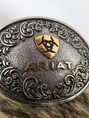 Fivela Ariat Country 11cm Western Premium Redondo Prata