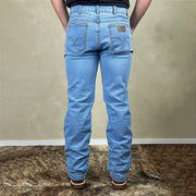 Calça Jeans Masculina Country Cowboy Rodeio Larga Pura Raça