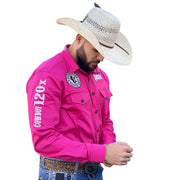 Camisão Masculino Estilo Contry Texana Pbr Farm Ox Cowboy 120x