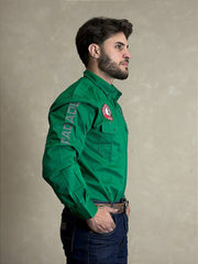 Camisão Country Masculino Cavalgada Vaquejada Bandeira Radade