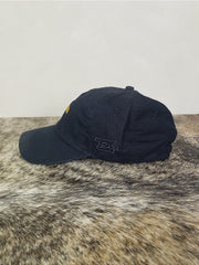 Boné Country Texas Farm Original Dad Hat Aba Curva Preto