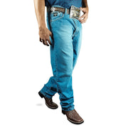 Calça Jeans 100% Algodão Country Bordada Reforçada Texas Road