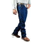 Calça Jeans De Trabalho Masculina Carpinteira Reforçada Boiadeiro