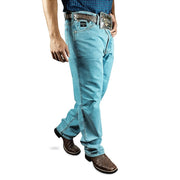 Calça Jeans 100% Algodão Country Bordada Reforçada Texas Road