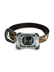 Fivela Estilo Country Team Roping Metal Cavalo Cavalgada Top