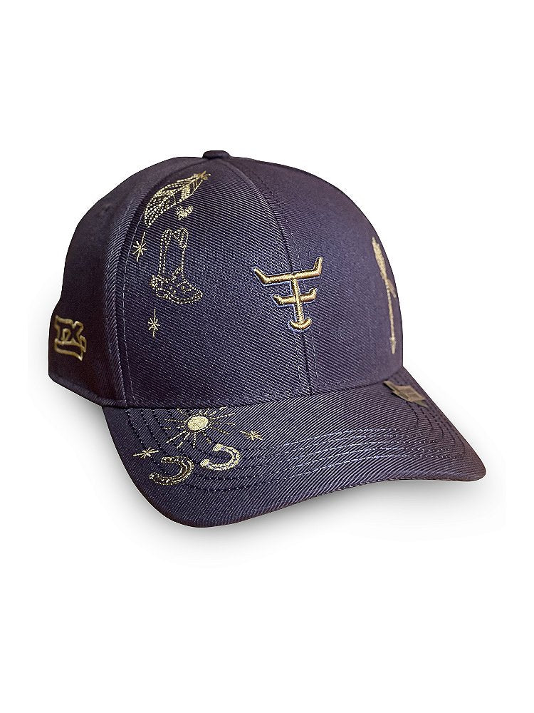 Boné Country Feminino Original Aba Curva Cowboy Texas Farm