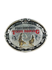 Fivela Estilo Country Team Roping Metal Cavalo Cavalgada Top