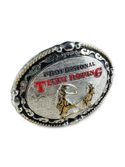 Fivela Estilo Country Team Roping Metal Cavalo Cavalgada Top