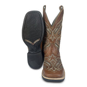 Bota Feminina Texana Bico Quadrado Solado Brilho Rodeio Top