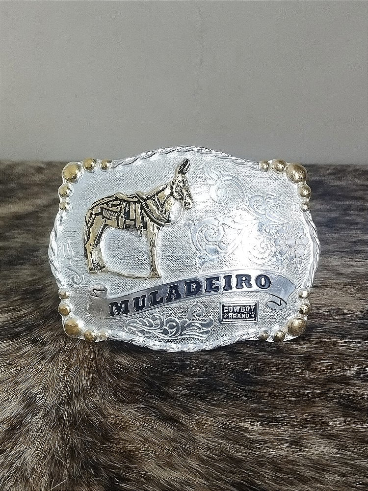 Fivela Muladeiro Cowboy Brand Master Country Tradicional