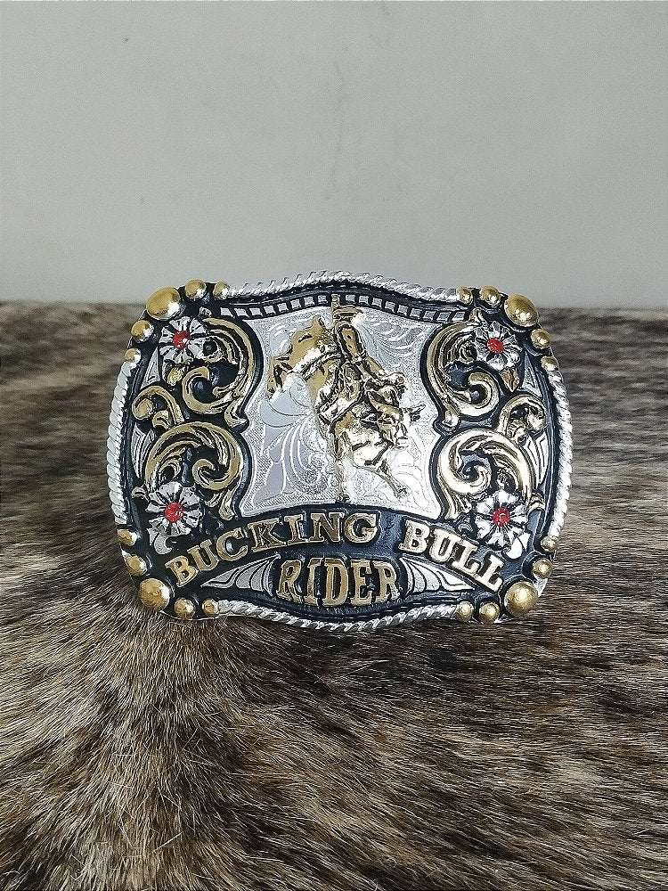 Fivela Master Bucking Bull Rider Country Dourada Cowboy