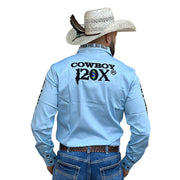 Camisa Country Masculina Bordada Rodeio Comitiva Tx Cowboy 120x